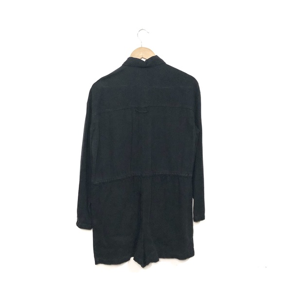 Zara | Button Down Romper - Picture 3 of 6